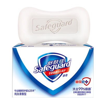 舒肤佳/Safeguard 213900 香皂 舒肤佳纯白香皂100g*1块